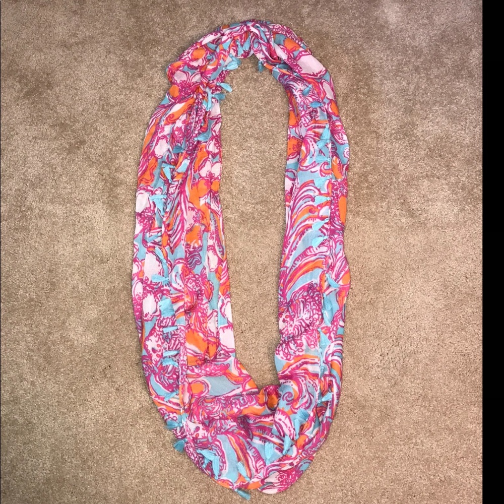 Lilly Pulitzer infinity scarf